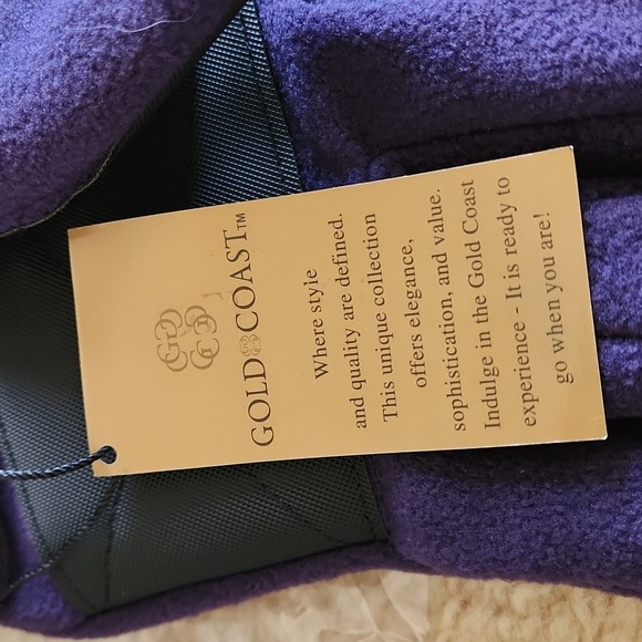 NWT Gold Coast 3M Thinsulate Purple Fleece Winter Gloves & Ear Warmer Set 💜 - Picture 9 of 16